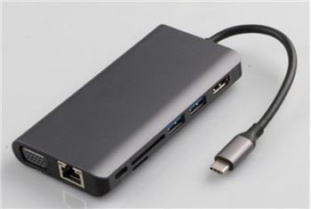 8 v 1 rozbočovač typu C